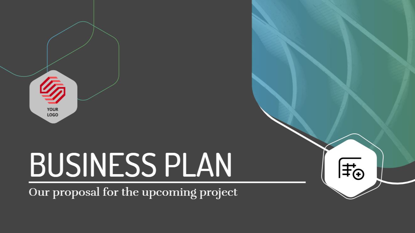 Plantilla de presentación de tono de forma libre