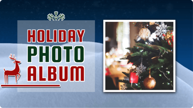 Cover of ‘Christmas Memories’ featuring festive decorations on a Christmas tree.