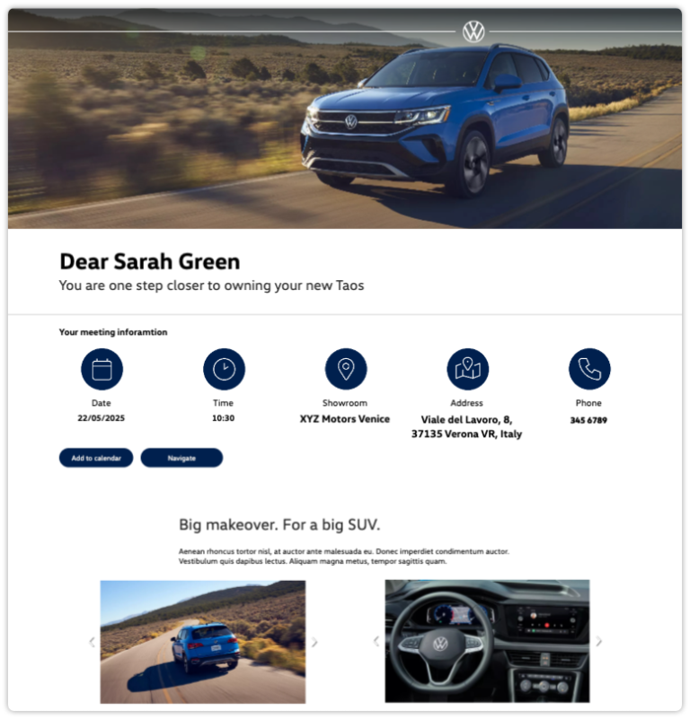 Volkswagen - Schedule Test Drive